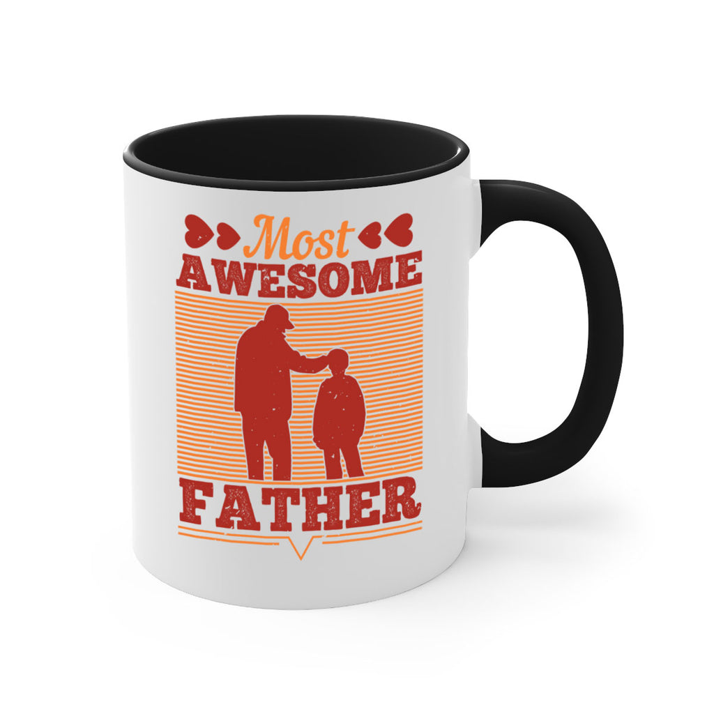 most awesome father 186#- fathers day-Mug / Coffee Cup