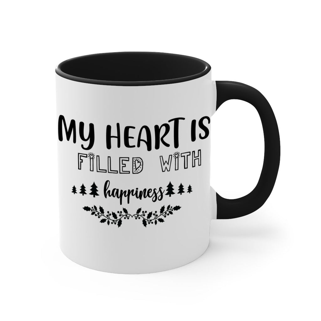 my heart is filled with happiness style 528#- christmas-Mug / Coffee Cup