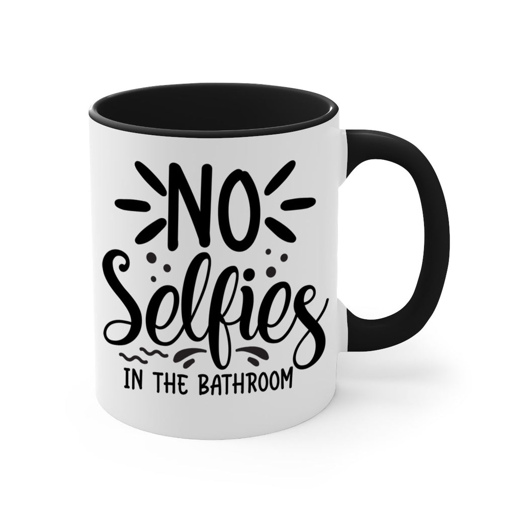 no selfies in the bathroom 64#- bathroom-Mug / Coffee Cup