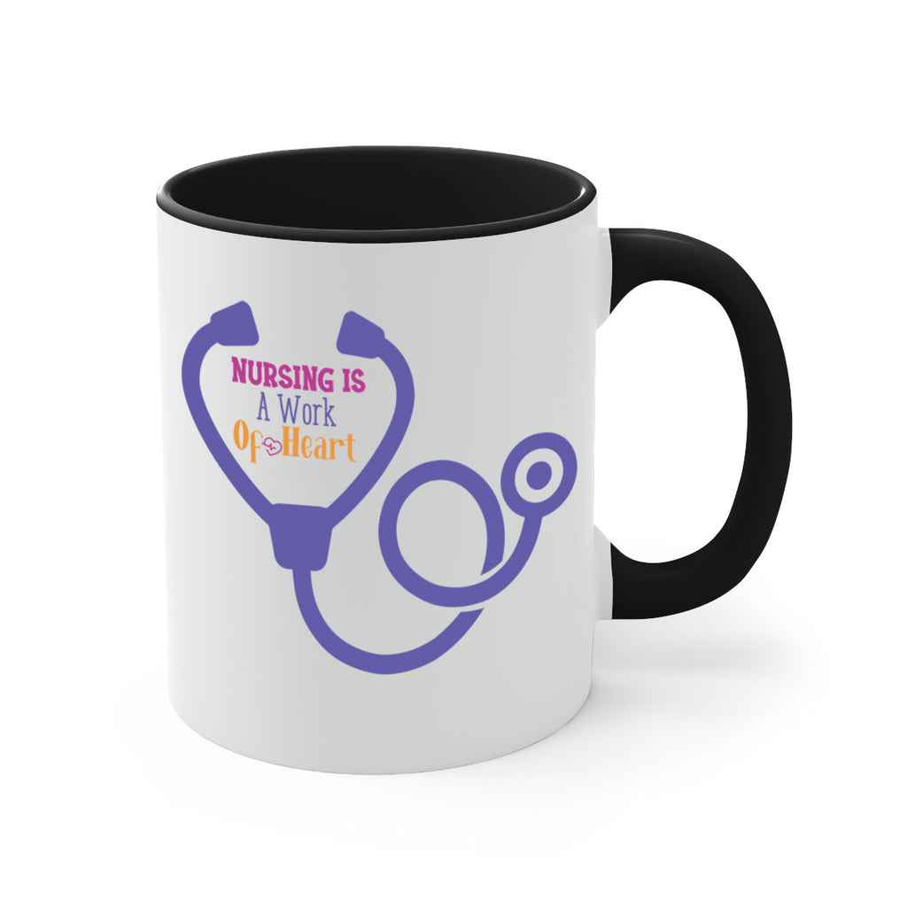 nursing is a work of heart Style Style 68#- nurse-Mug / Coffee Cup