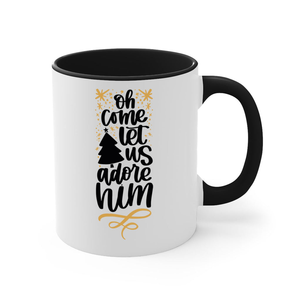 oh come let us adore him gold 72#- christmas-Mug / Coffee Cup