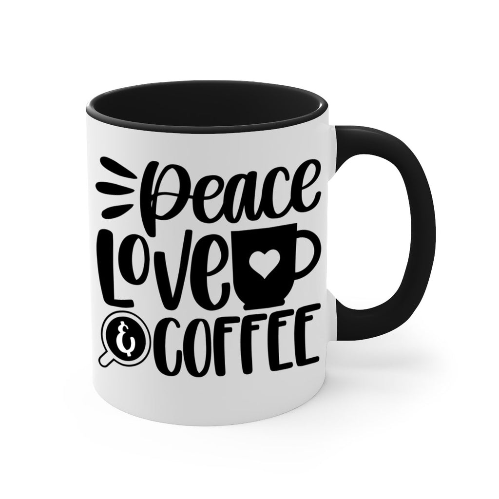 peace love coffee 49#- coffee-Mug / Coffee Cup