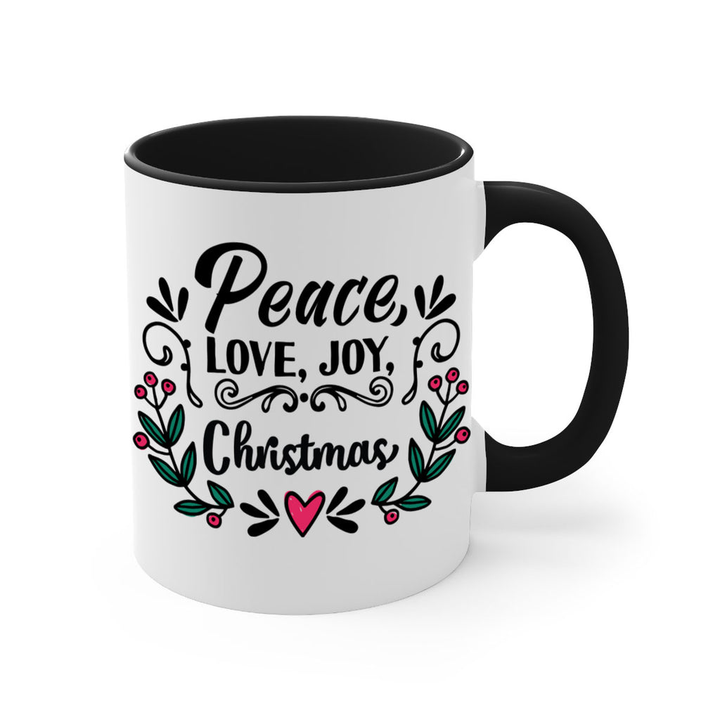 peace, love, joy, christmas style 587#- christmas-Mug / Coffee Cup