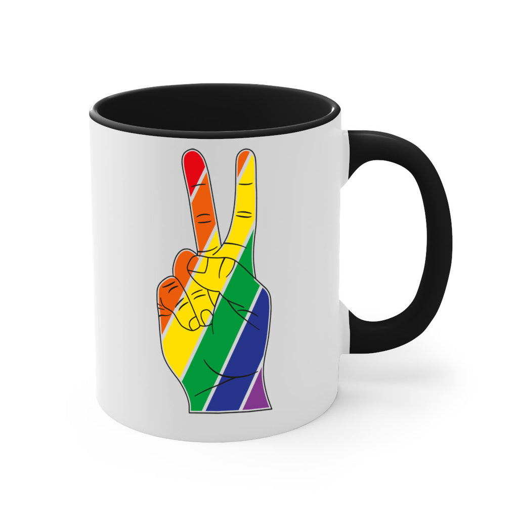 peacehand 72#- lgbt-Mug / Coffee Cup