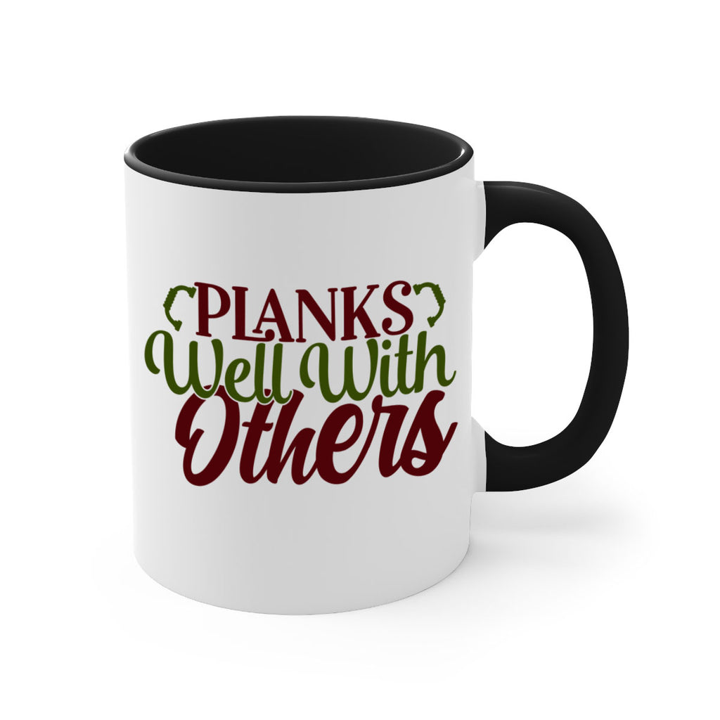 planks well with others 25#- gym-Mug / Coffee Cup