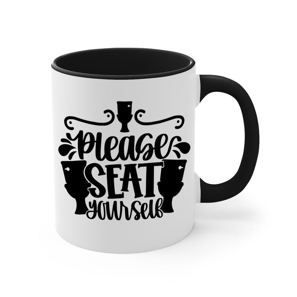 please seat yourself 21#- bathroom-Mug / Coffee Cup