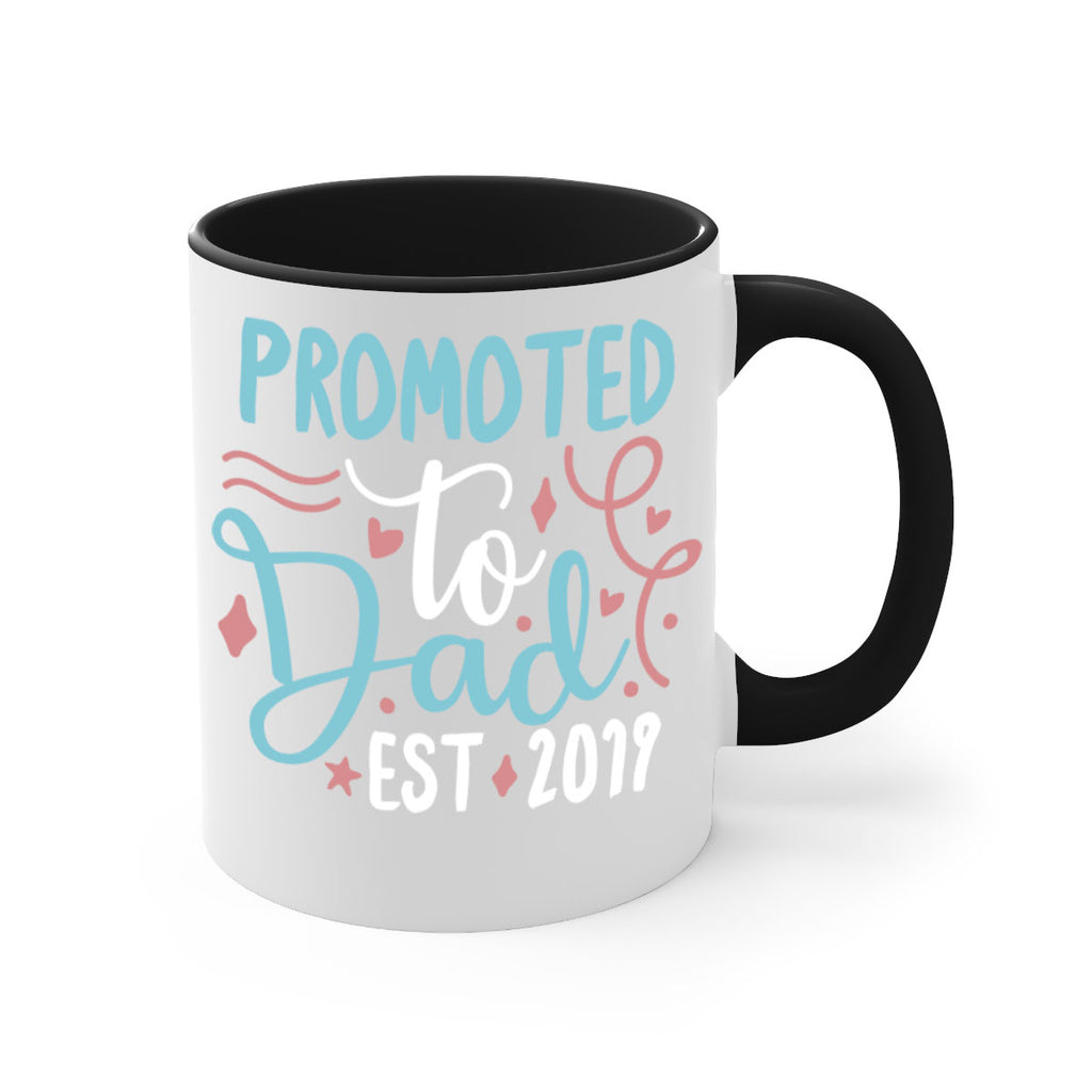 promoted to dad est 9#- fathers day-Mug / Coffee Cup