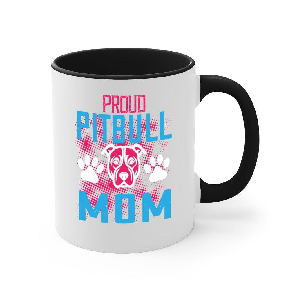 proud pitbull mom 70#- mom-Mug / Coffee Cup