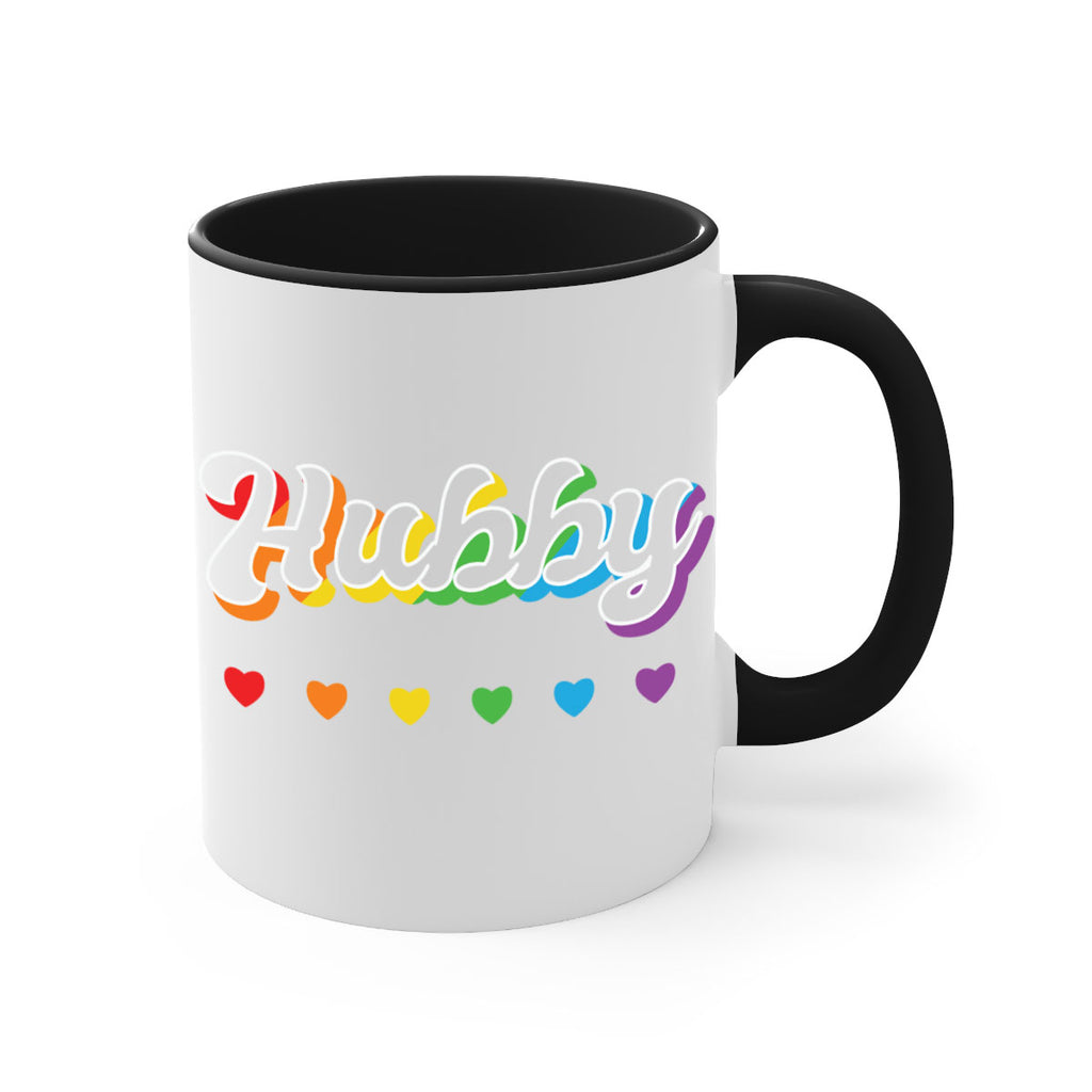 rainbow hubby lgbtq pride lgbt 29#- lgbt-Mug / Coffee Cup