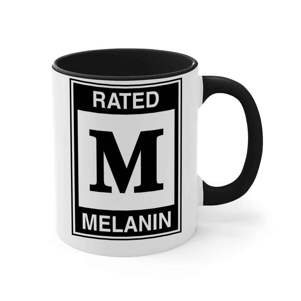 ratedm melanin 44#- black words - phrases-Mug / Coffee Cup