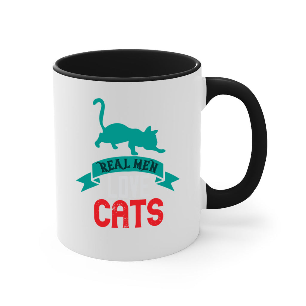 real man love cats o Style 112#- cat-Mug / Coffee Cup