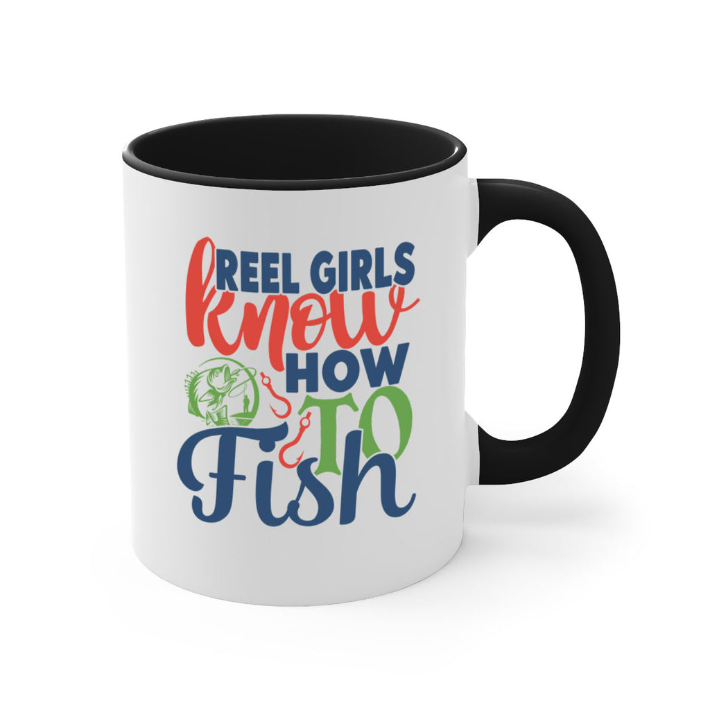 reel girls know how to fish 197#- fishing-Mug / Coffee Cup