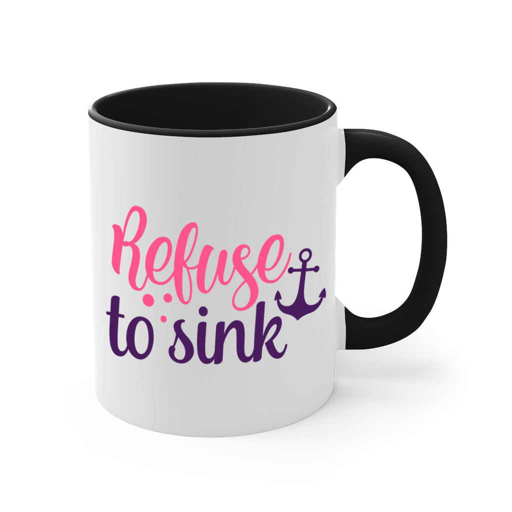 refuse to sink Style 4#- breast cancer-Mug / Coffee Cup