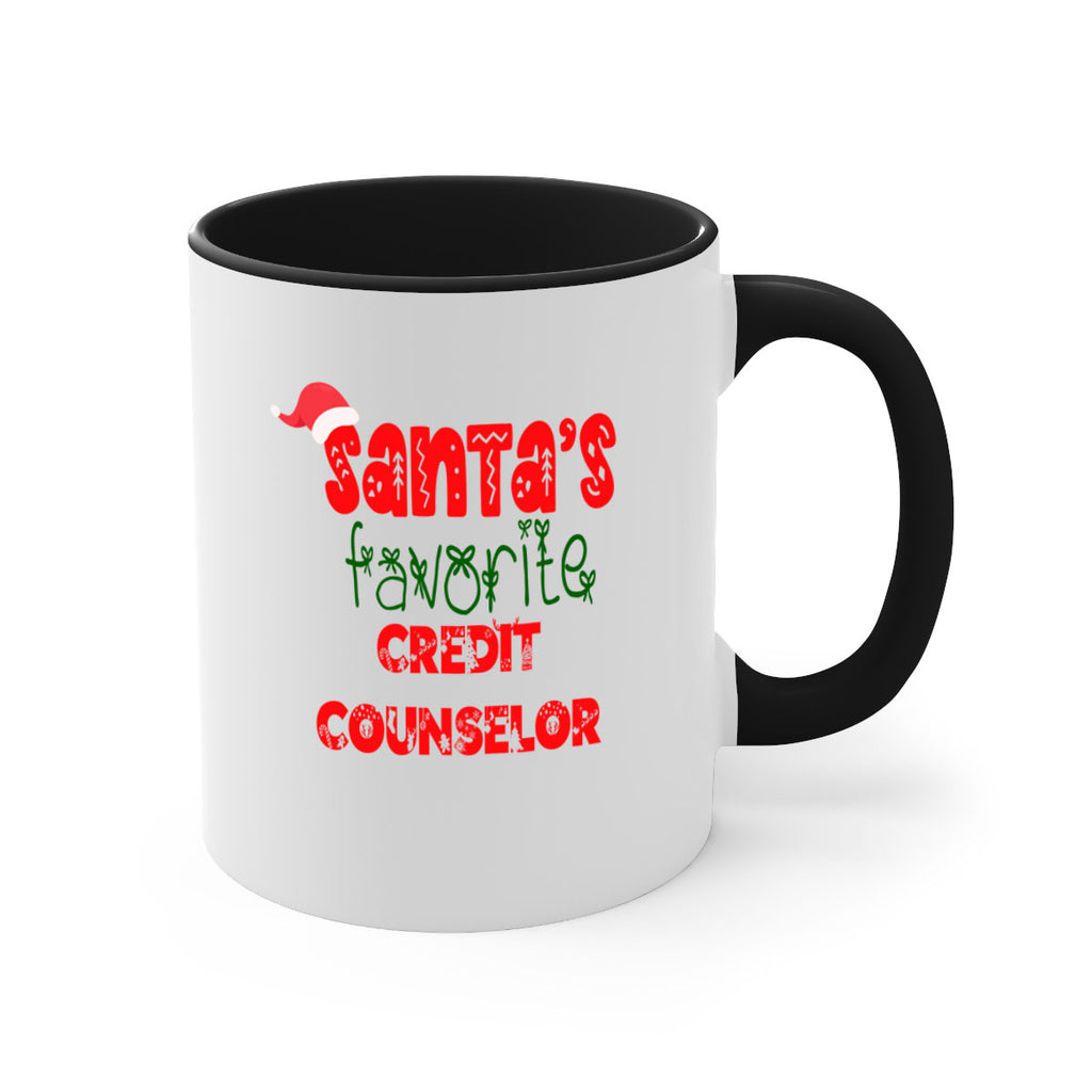 santas favorite credit counselor style 754#- christmas-Mug / Coffee Cup