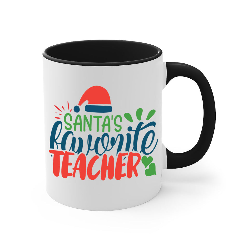 santas favorite teacher Style 151#- teacher-Mug / Coffee Cup