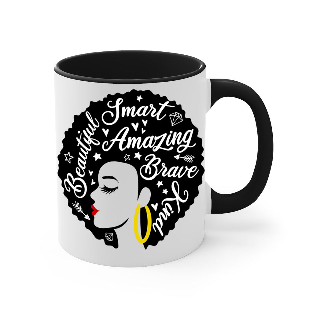 smart beautiful Style 5#- Black women - Girls-Mug / Coffee Cup