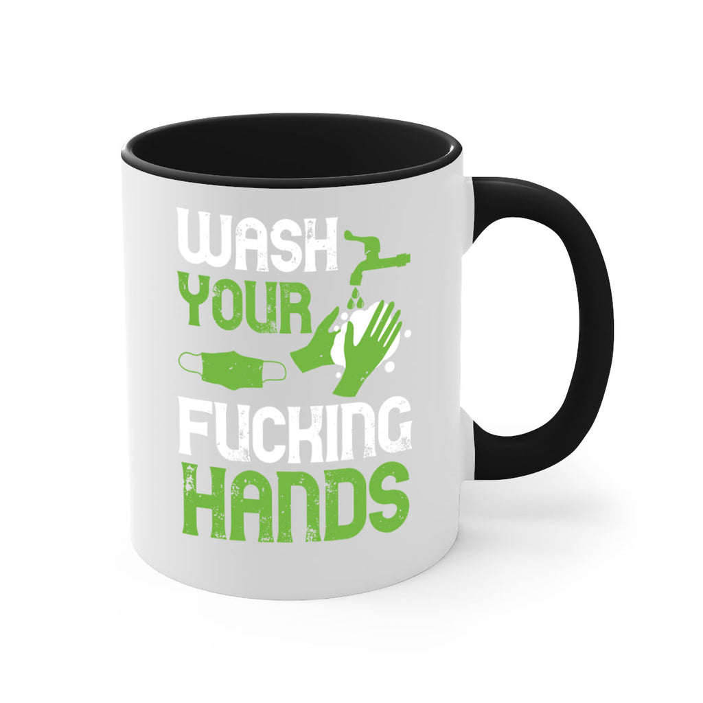 wash your fucking hands Style 14#- corona virus-Mug / Coffee Cup