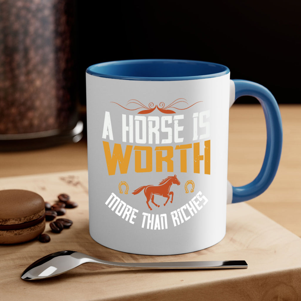 A horse is worth more than riches Style 45#- horse-Mug / Coffee Cup