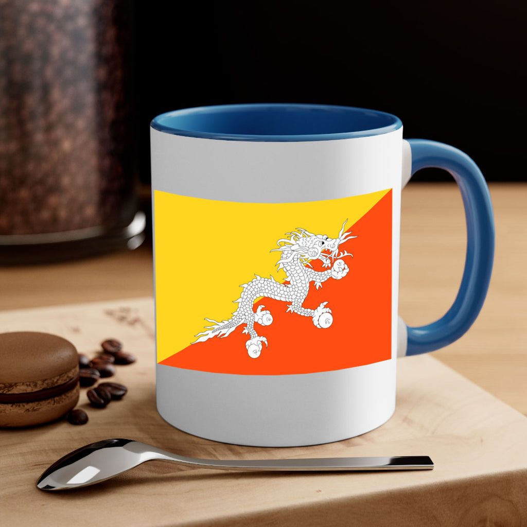 Bhutan 178#- world flag-Mug / Coffee Cup