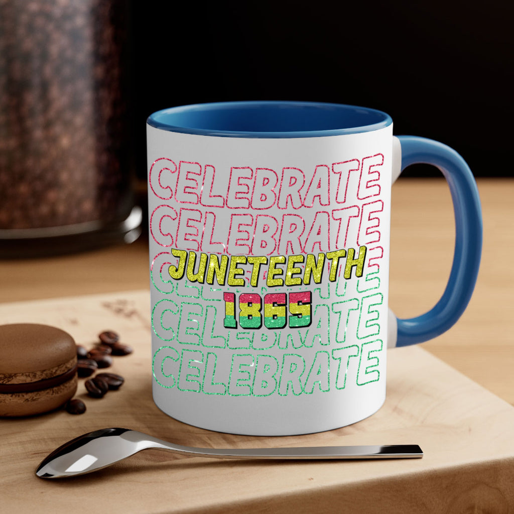 Celabrate Juneteenth Since 1865 Png 18#- juneteenth-Mug / Coffee Cup