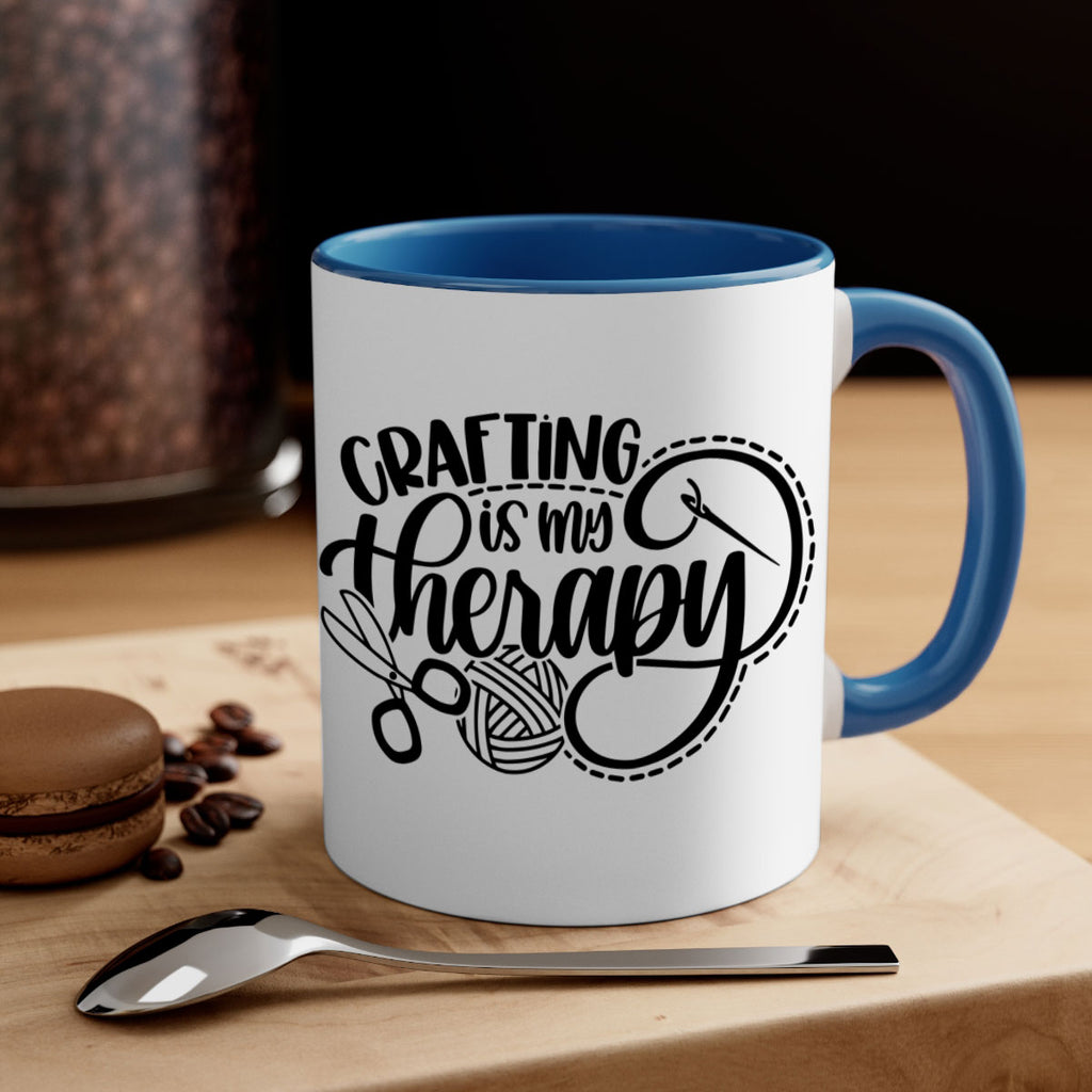 Crafting Is My Therapy 34#- crafting-Mug / Coffee Cup