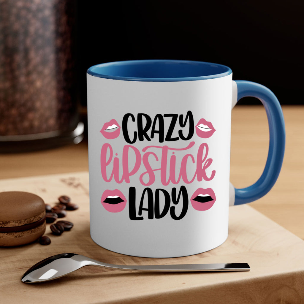 Crazy Lipstick Lady Style 107#- makeup-Mug / Coffee Cup