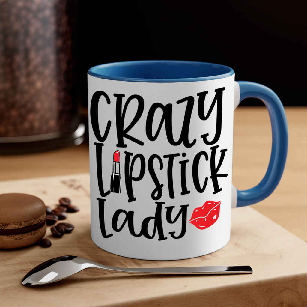 Crazy Lipstick Lady Style 240#- makeup-Mug / Coffee Cup