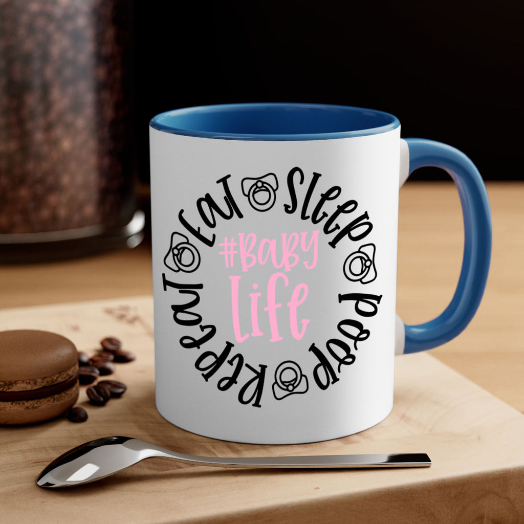 Eat Sleep Poop Repeat BabyLife Style 97#- baby2-Mug / Coffee Cup