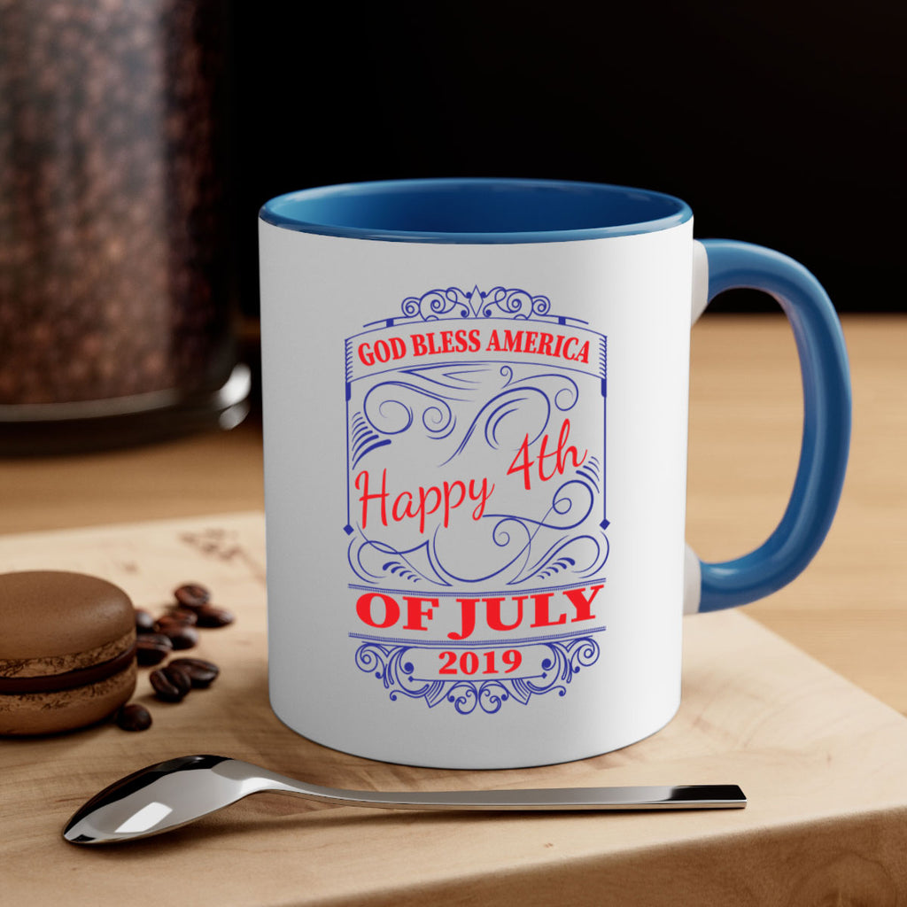 GOD BLESS AMERICA Happy thOF JULY Style 94#- 4th Of July-Mug / Coffee Cup