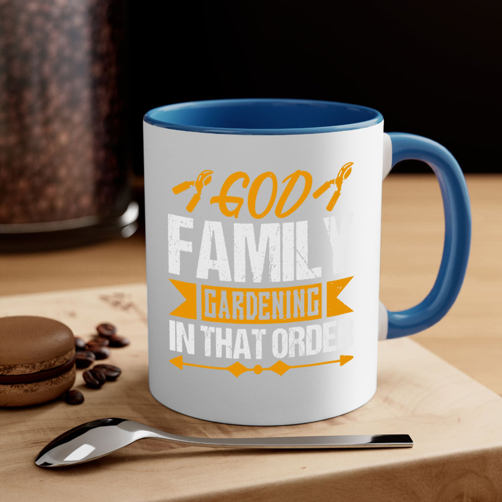 God Family Gardending in that order 60#- Farm and garden-Mug / Coffee Cup