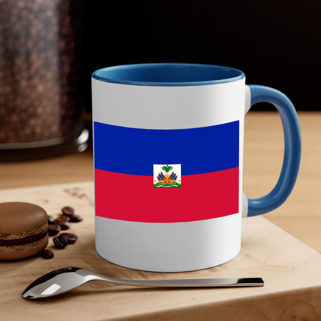 Haiti 125#- world flag-Mug / Coffee Cup