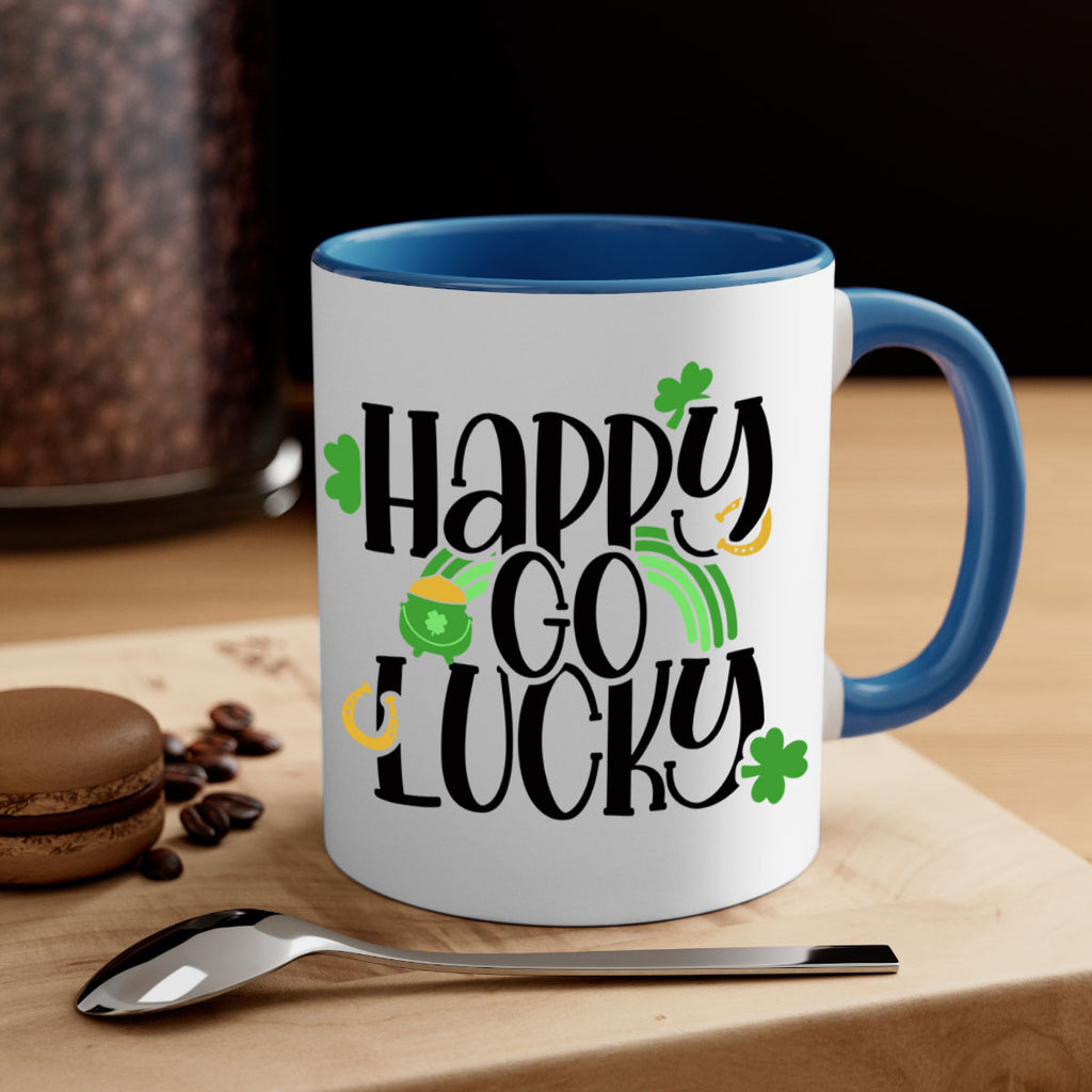 Happy Go Lucky Style 96#- St Patricks Day-Mug / Coffee Cup