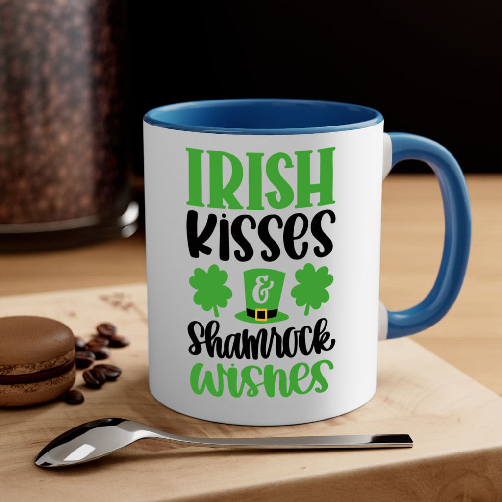 Irish Kisses Shamrock Wishes Style 81#- St Patricks Day-Mug / Coffee Cup