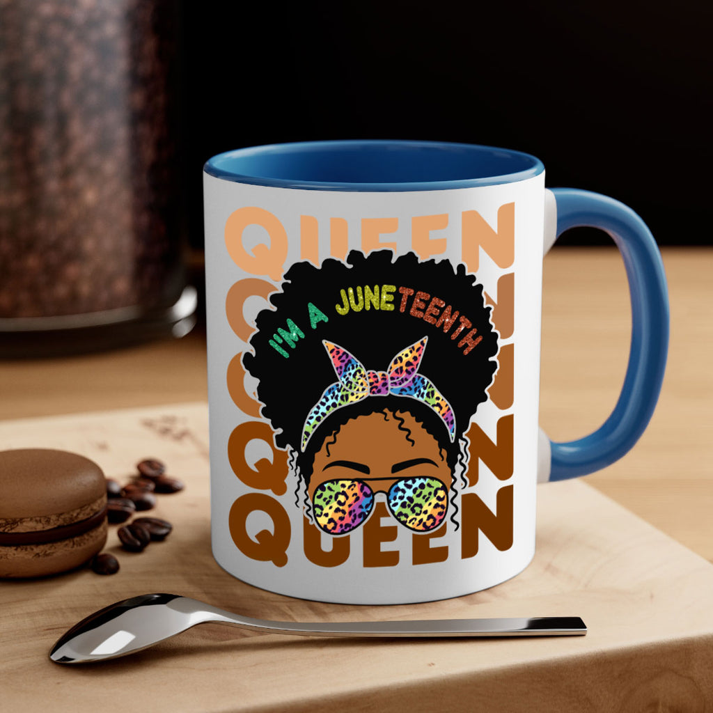 Juneteenth Queen Swag Black Melanin Png 26#- juneteenth-Mug / Coffee Cup