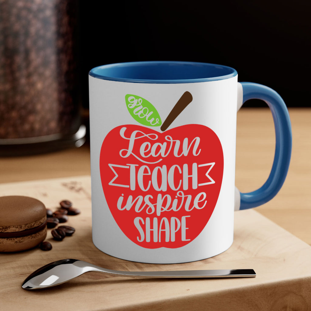 Learn Teach Inspire Shape Style 68#- teacher-Mug / Coffee Cup