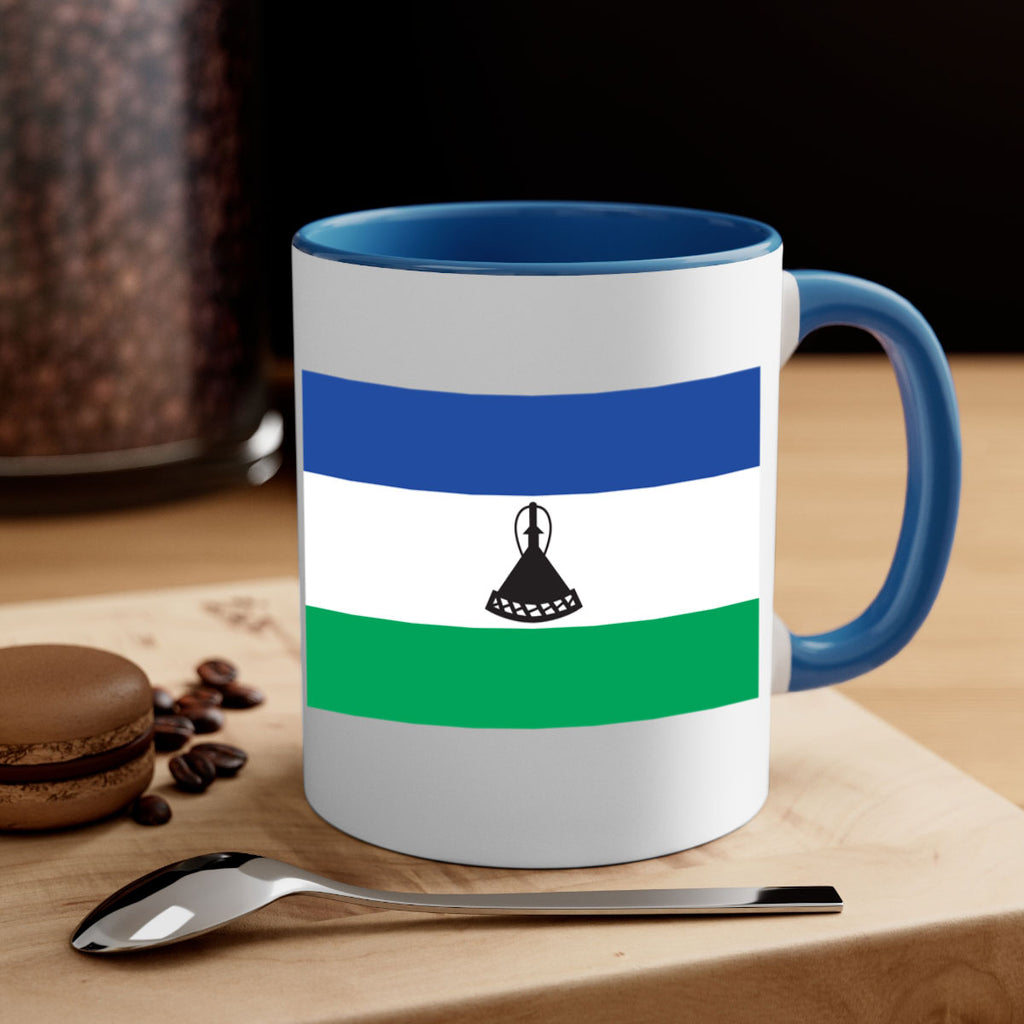 Lesotho 102#- world flag-Mug / Coffee Cup