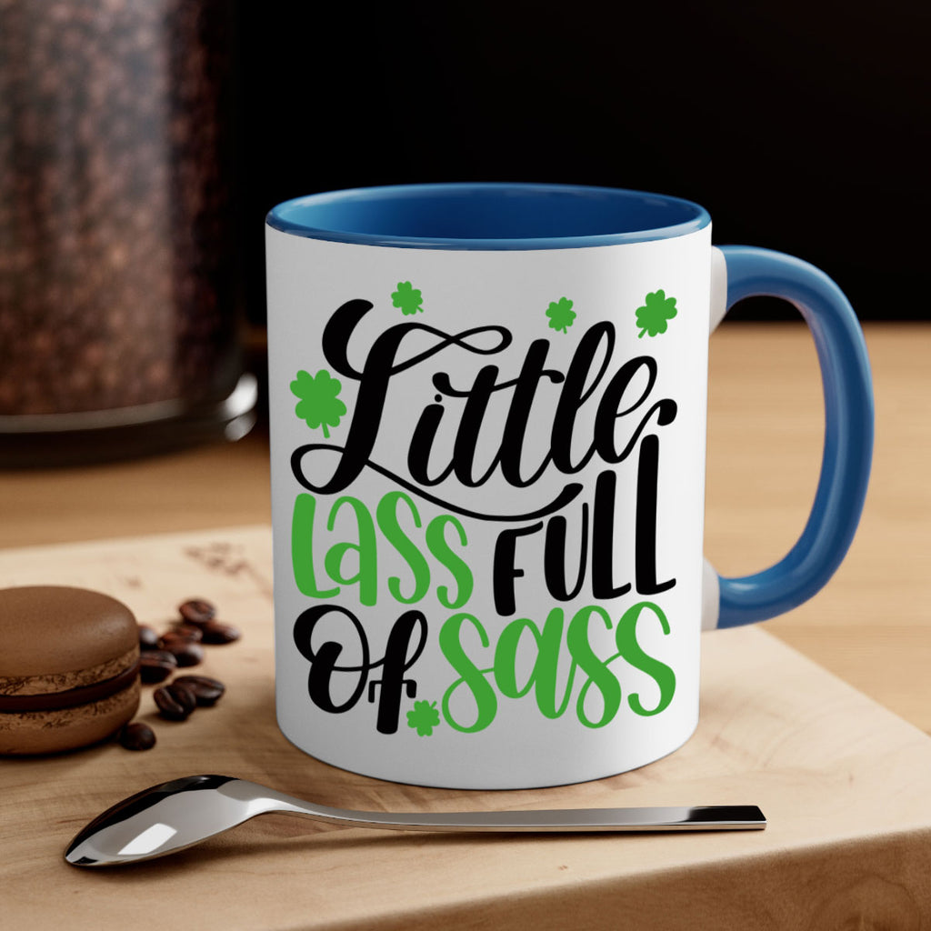 Little Lass Full Of Sass Style 69#- St Patricks Day-Mug / Coffee Cup