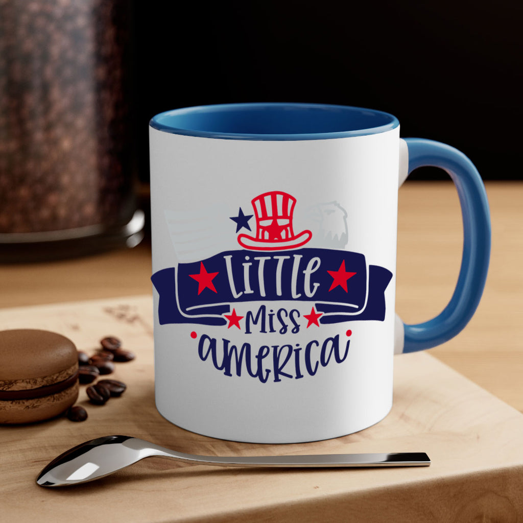 Little Miss America Style 162#- 4th Of July-Mug / Coffee Cup