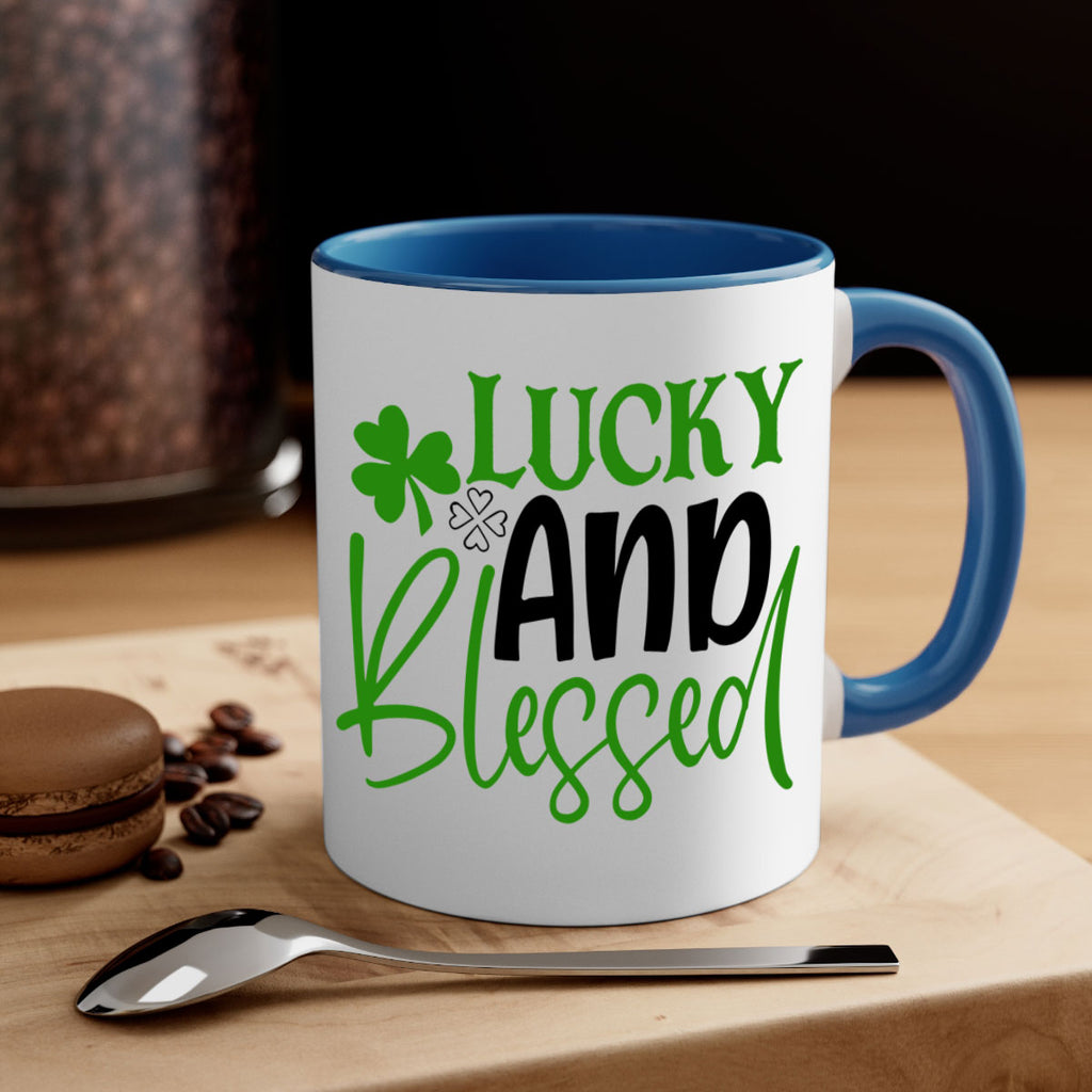 Lucky And Blessed Style 151#- St Patricks Day-Mug / Coffee Cup