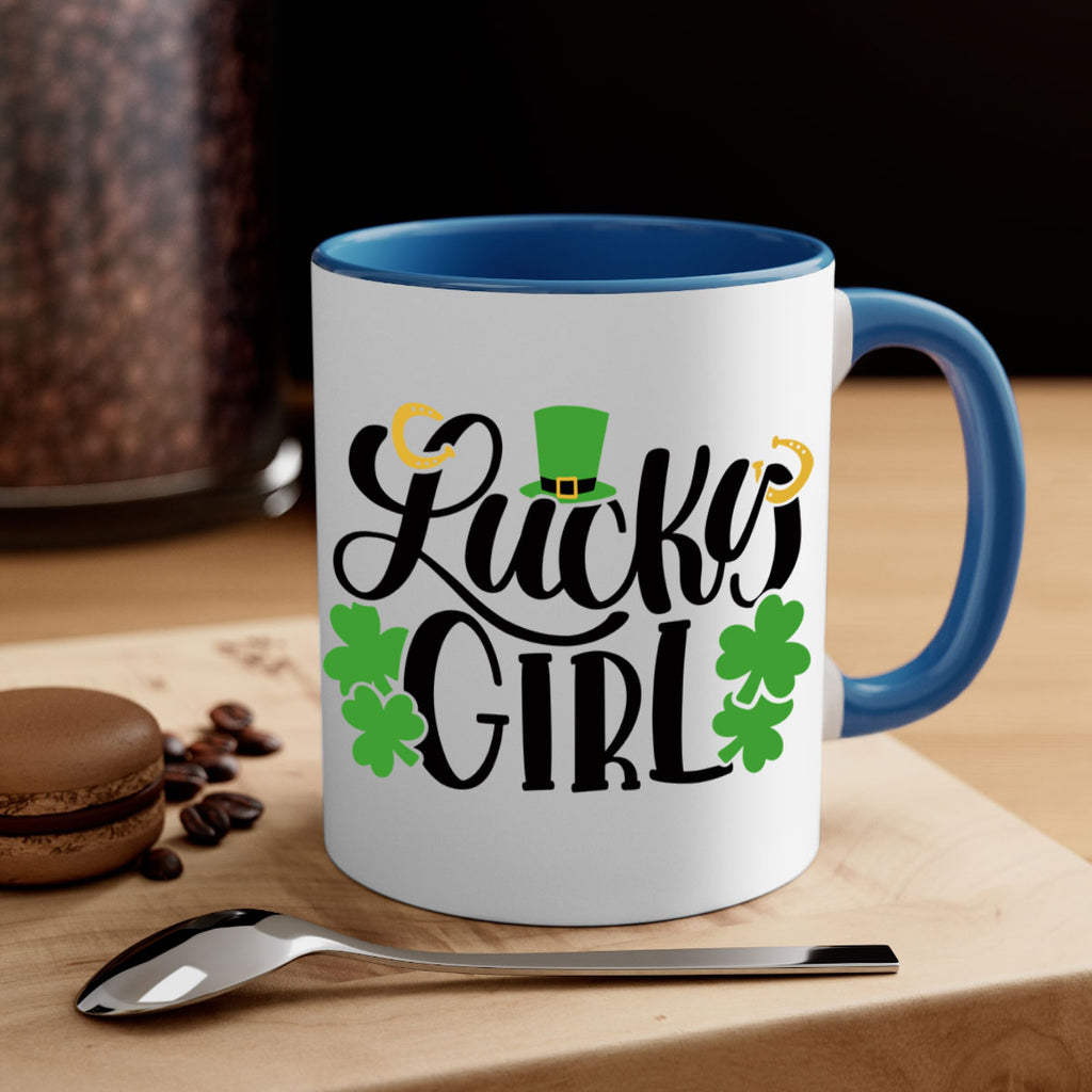 Lucky Girl Style 56#- St Patricks Day-Mug / Coffee Cup