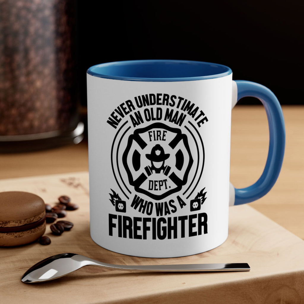 Never understimate Style 48#- fire fighter-Mug / Coffee Cup