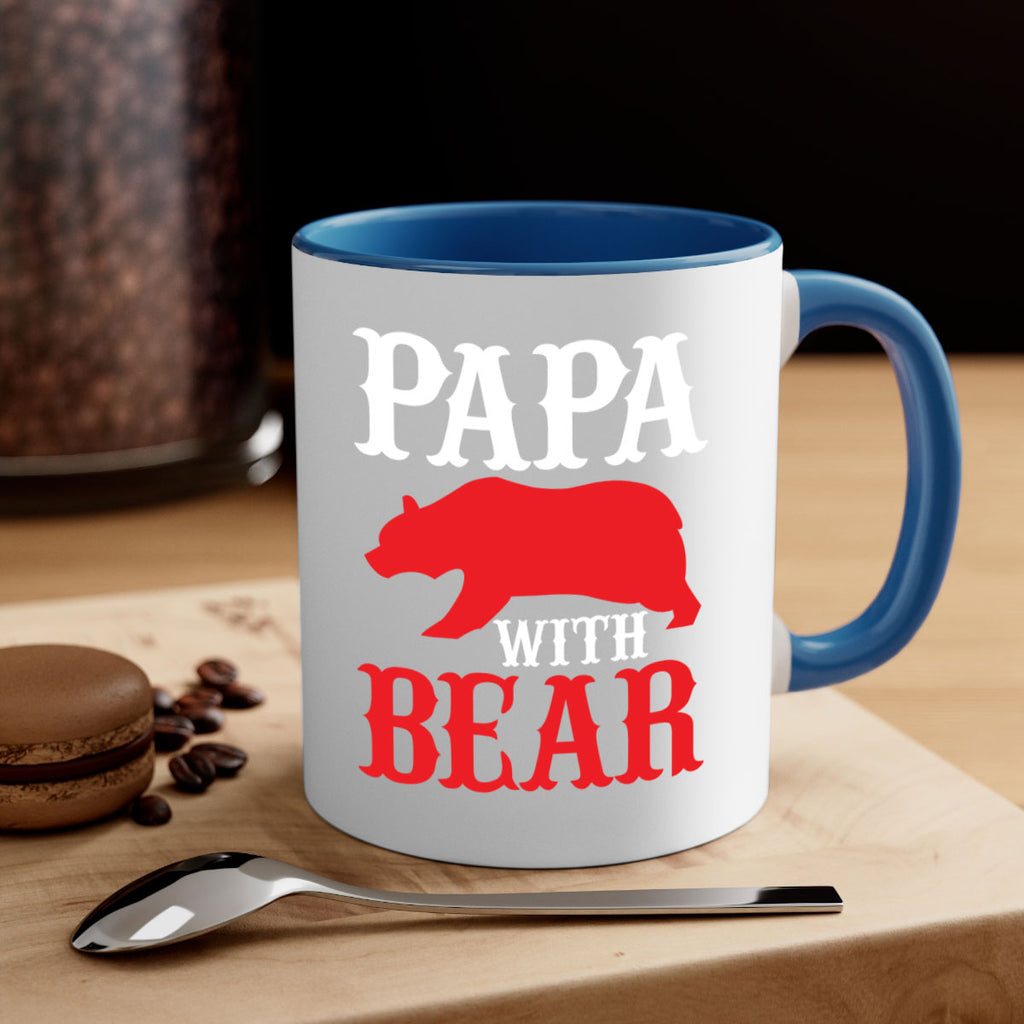 PAPA WITH BEAR 111#- grandpa-Mug / Coffee Cup