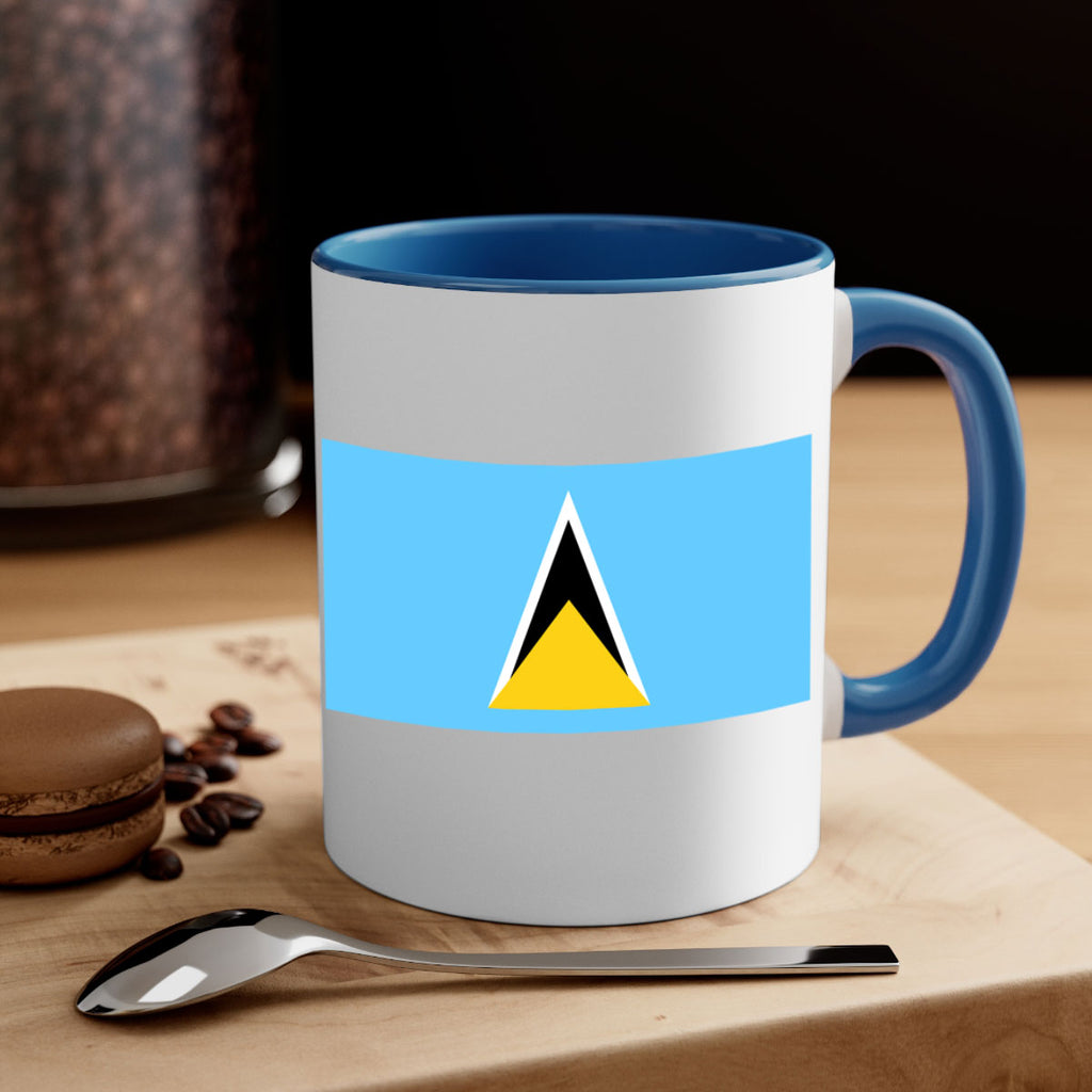 Saint Lucia 51#- world flag-Mug / Coffee Cup