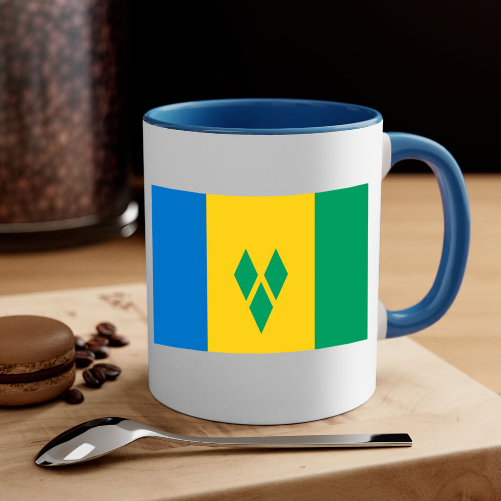 Saint Vincent and the Grenadines 50#- world flag-Mug / Coffee Cup