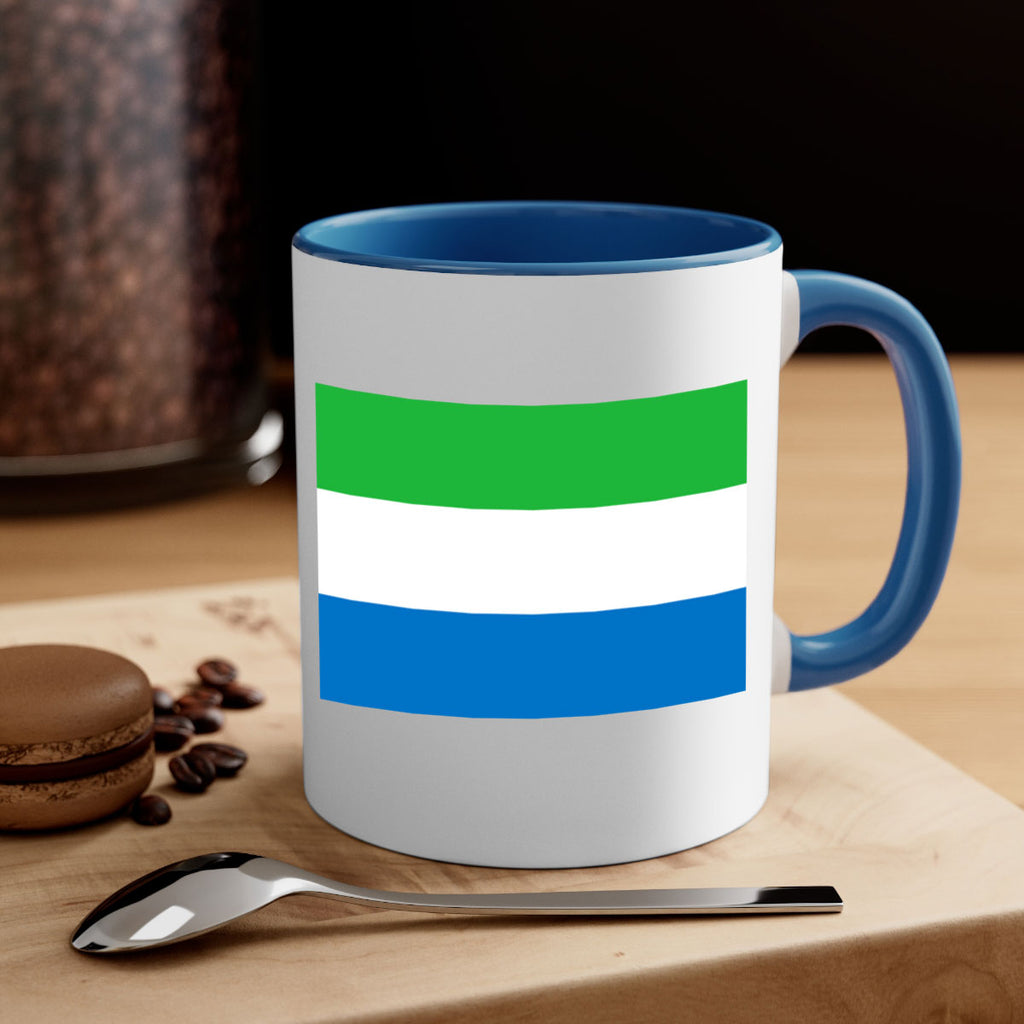 Sierra Leone 42#- world flag-Mug / Coffee Cup