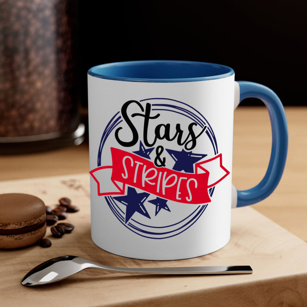 Stars StripeS Style 174#- 4th Of July-Mug / Coffee Cup