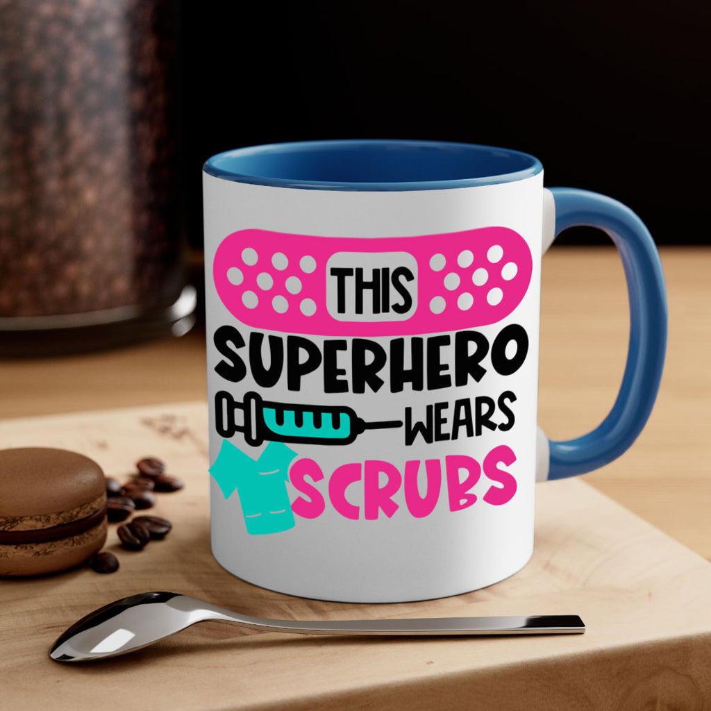 This Superhero Wears Scrubs Style Style 20#- nurse-Mug / Coffee Cup