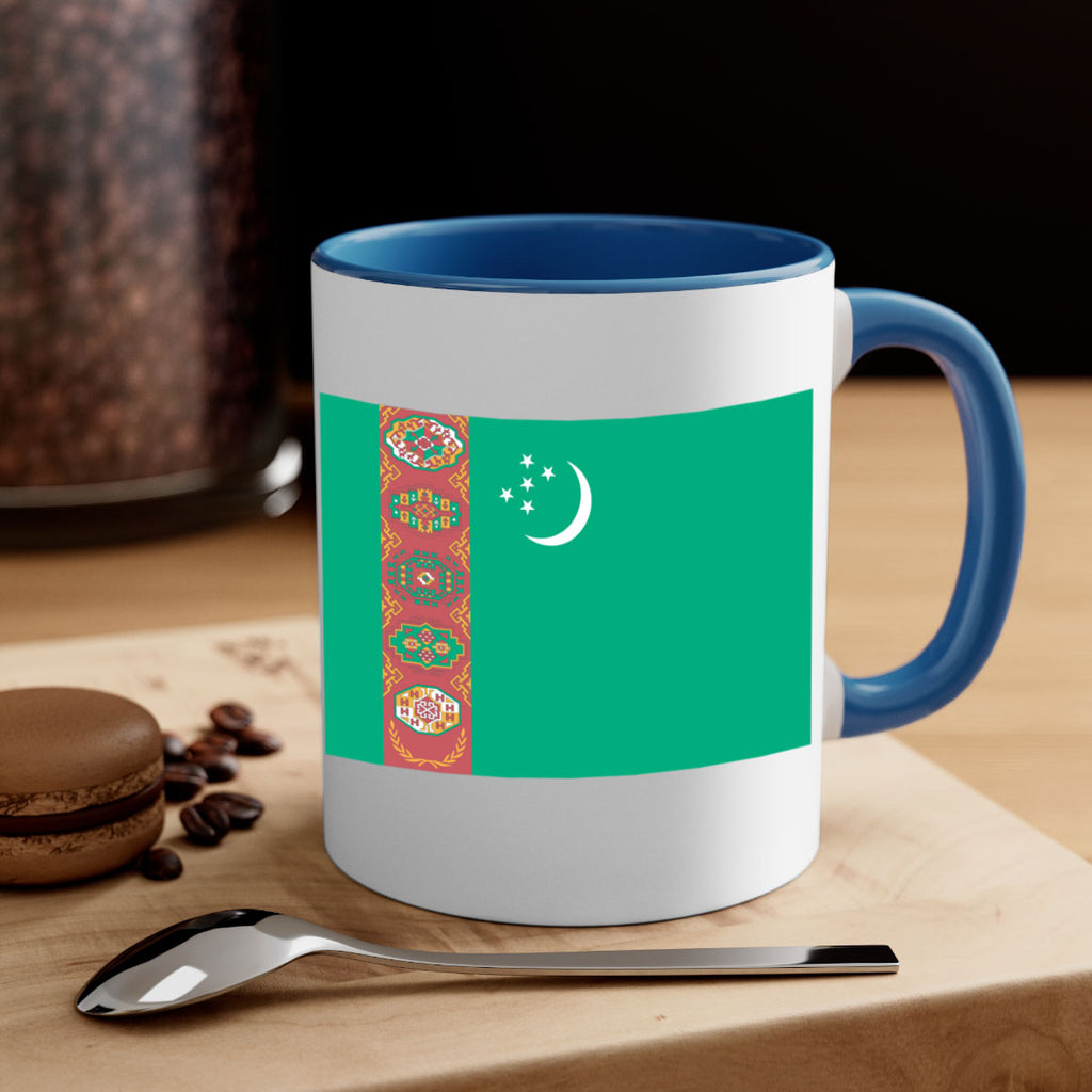 Turkmenistan 16#- world flag-Mug / Coffee Cup