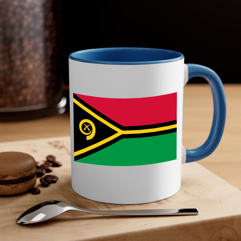 Vanuatu 7#- world flag-Mug / Coffee Cup