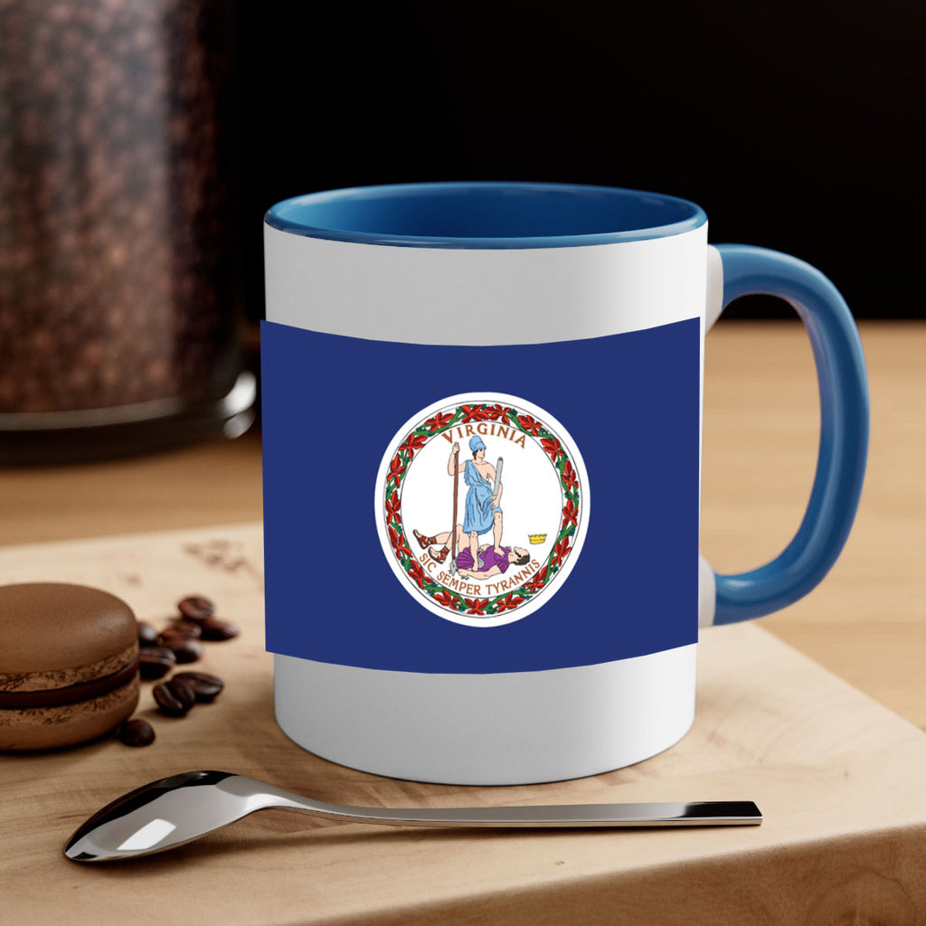 Virginia 6#- Us Flags-Mug / Coffee Cup